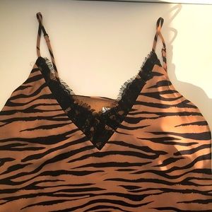 Tiger print tank